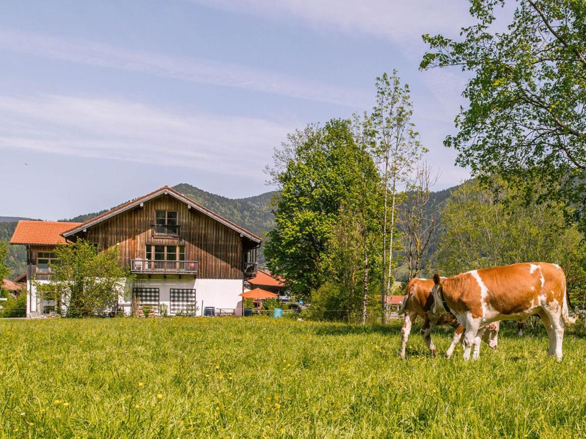 Ferienwohnung Alpen Chalet Alte Talstation Lenggries Exterior foto